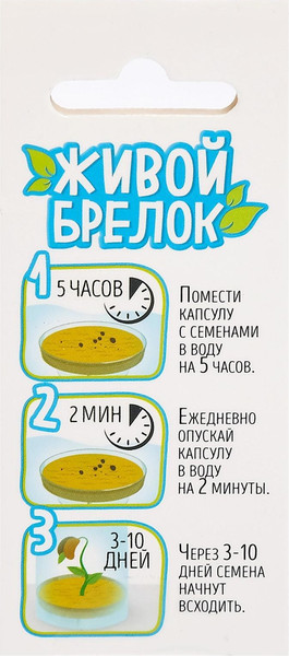 Изображение товара Набор для выращивания растений Эврики Живой брелок / 5202520