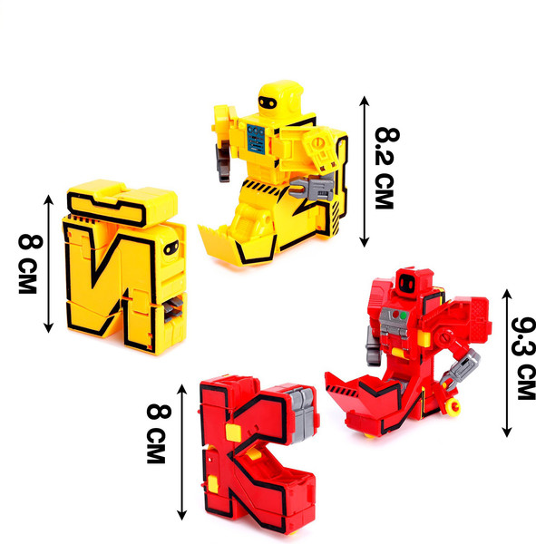 Изображение товара Набор игрушек-трансформеров Dade Toys Алфавит / D622-H093