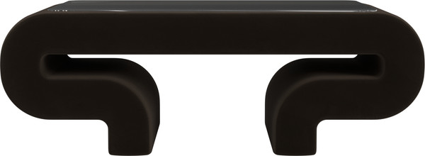 Изображение товара Журнальный столик Лига Диванов Волна (микровельвет коричневый)