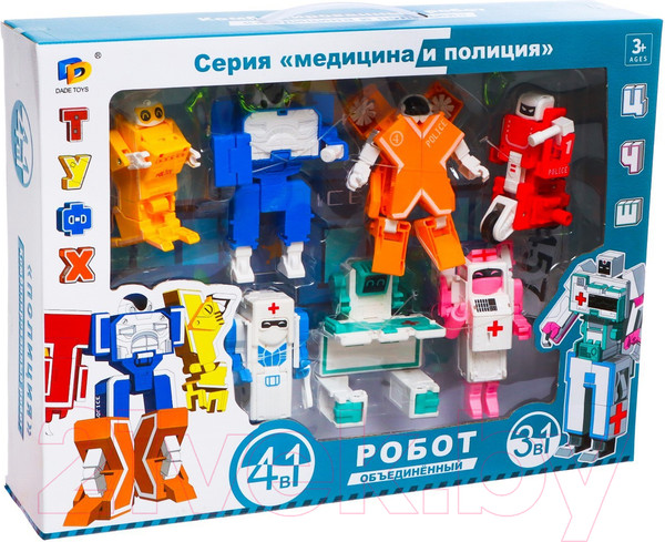 Изображение товара Набор игрушек-трансформеров Dade Toys Алфавит / D622-H314