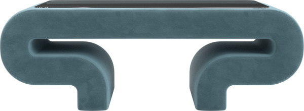 Изображение товара Журнальный столик Лига Диванов Волна (велюр бирюзовый)