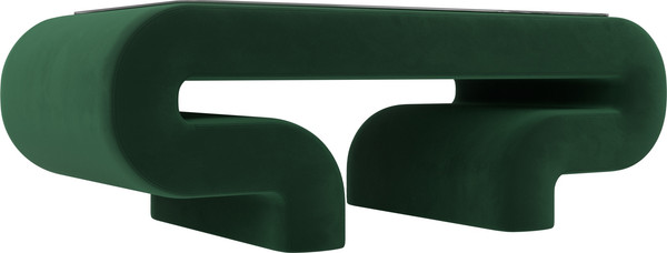 Изображение товара Журнальный столик Лига Диванов Волна (велюр зеленый)