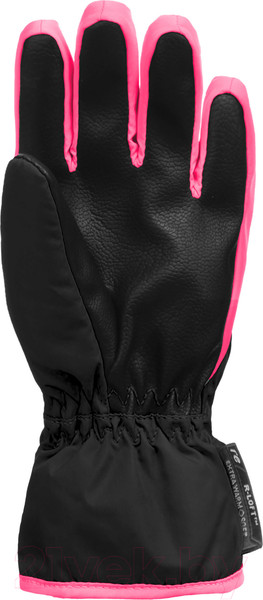 Изображение товара Перчатки лыжные Reusch Ben / 6285108-7769 (р-р 3, Black/Knockout Pink)