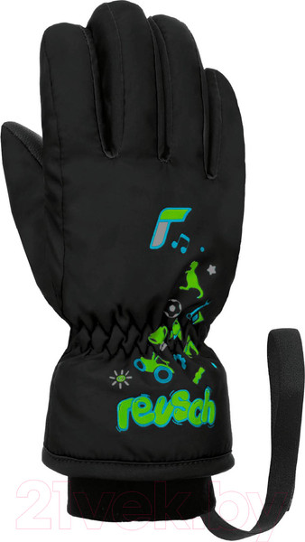 Изображение товара Перчатки лыжные Reusch Kids / 6285105-7700 (р-р 3, Black)