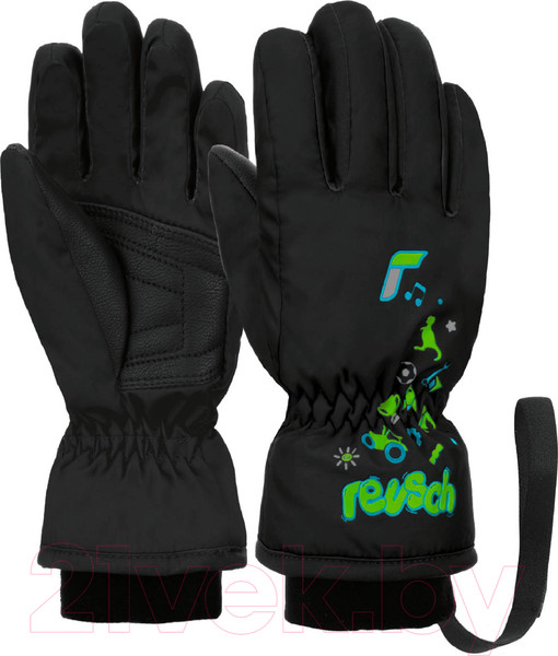 Изображение товара Перчатки лыжные Reusch Kids / 6285105-7700 (р-р 3, Black)