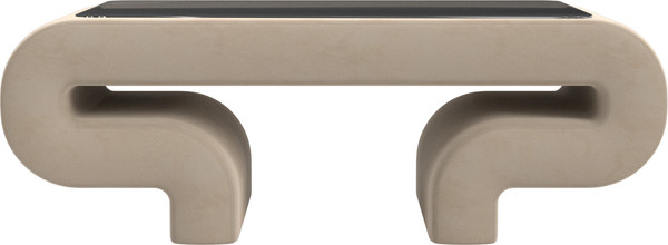 Изображение товара Журнальный столик Лига Диванов Волна (велюр бежевый)