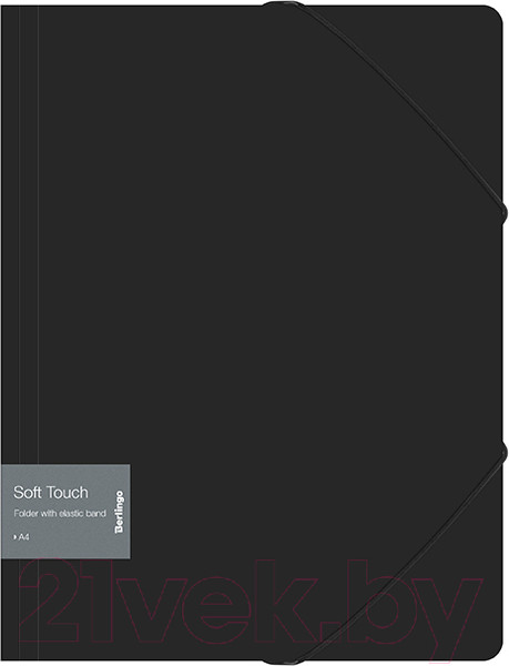 Изображение товара Папка для бумаг Berlingo Soft Touch / FB4_A4980 (черный)