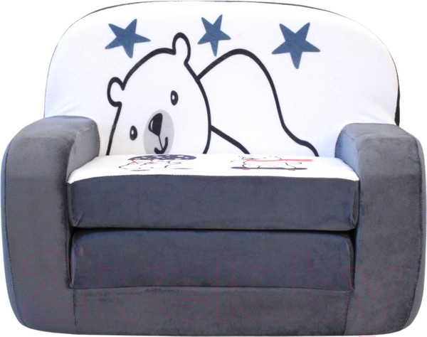 Изображение товара Кресло детское SunRain Классик Мишки (серый)