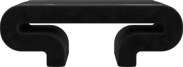 Изображение товара Журнальный столик Лига Диванов Волна (велюр черный)