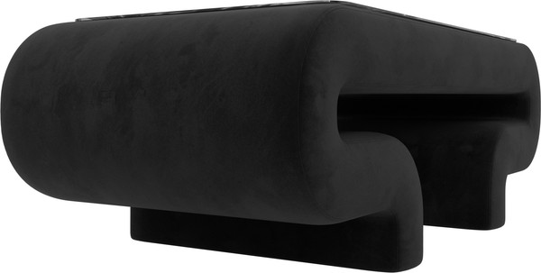 Изображение товара Журнальный столик Лига Диванов Волна (велюр черный)