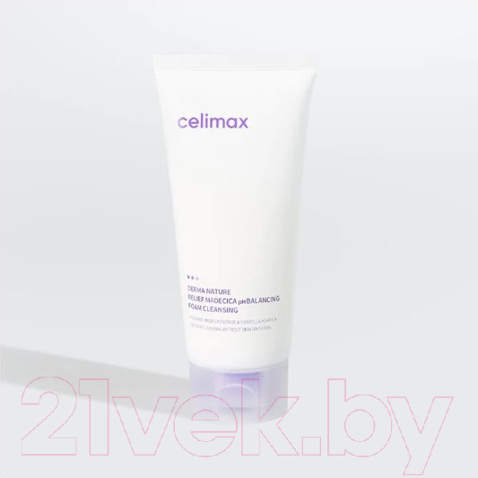 Изображение товара Пенка для умывания Celimax Relief Madecica pH Balancing Foam Cleansing (150мл)