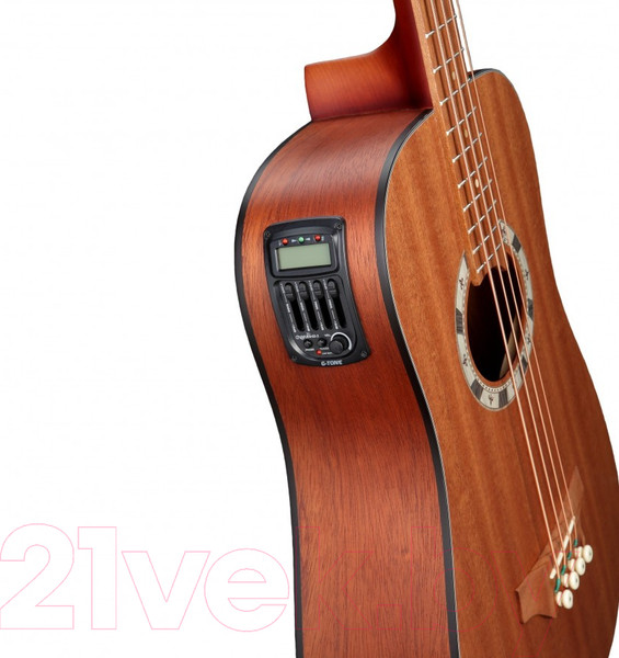 Изображение товара Электроакустический бас MiLena Music ML-AB1-MAH/EQ (натуральный)