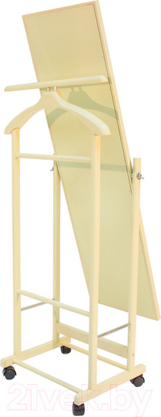 Изображение товара Стойка для одежды Импэкс Leset Сиэтл с зеркалом (слоновая кость)