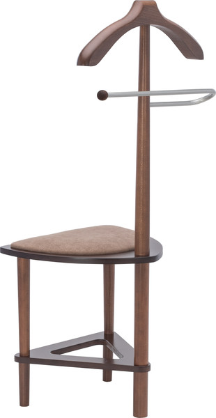 Изображение товара Стойка для одежды Импэкс Leset Атланта со стулом (орех)