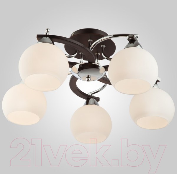 Изображение товара Люстра Евросвет Larion 9654/5 (хром/венге)