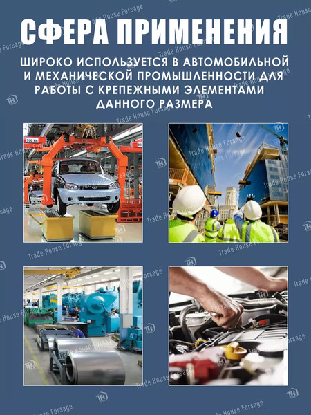 Изображение товара Гаечный ключ Forsage 8x9мм / F-7540809 (5758)