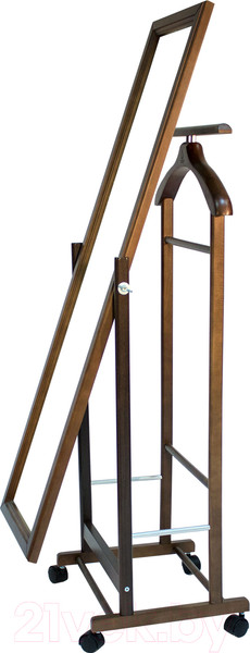 Изображение товара Стойка для одежды Импэкс Leset Сиэтл с зеркалом (орех)