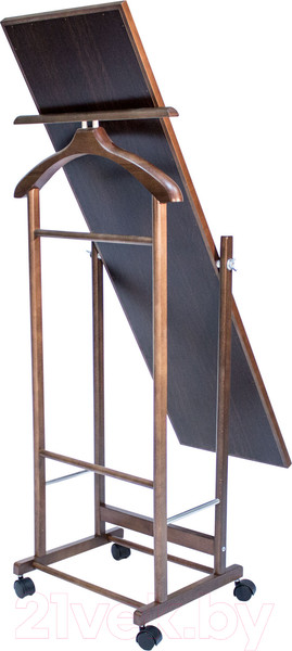 Изображение товара Стойка для одежды Импэкс Leset Сиэтл с зеркалом (орех)