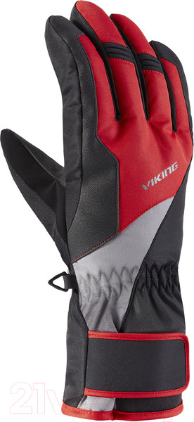 Изображение товара Перчатки лыжные VikinG Santo / 110/24/4863-0934 (р.10, черный/красный)