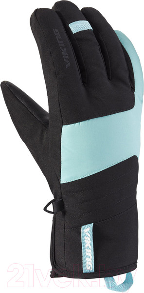 Изображение товара Перчатки лыжные VikinG Espada / 113/24/4587-0971 (р.6, черный/бирюзовый)