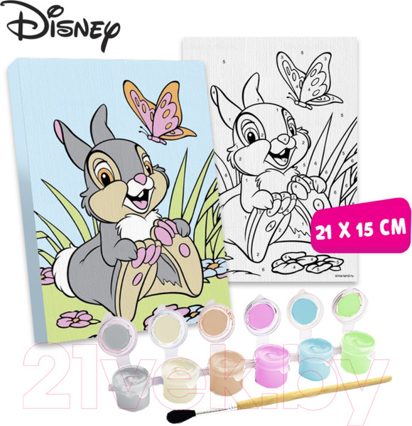 Изображение товара Картина по номерам Disney Зайчик Топотун / 5142429
