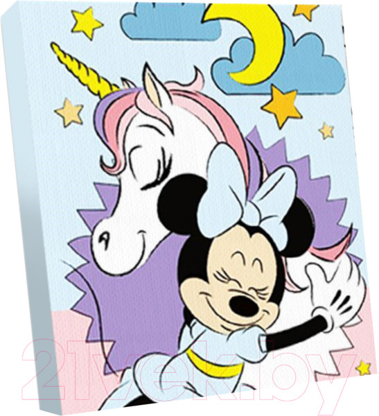 Изображение товара Картина по номерам Disney Самой красивой Минни Маус и единорог / 4825304