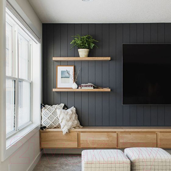 Изображение товара Полка Millwood Скрытого монтажа 40x24 (дуб золотой Craft)