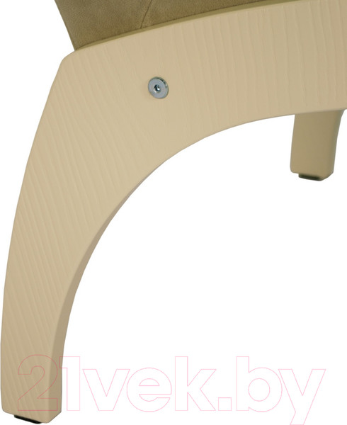Изображение товара Кресло мягкое Мебелик Денди шпон (ультра санд/дуб шампань)