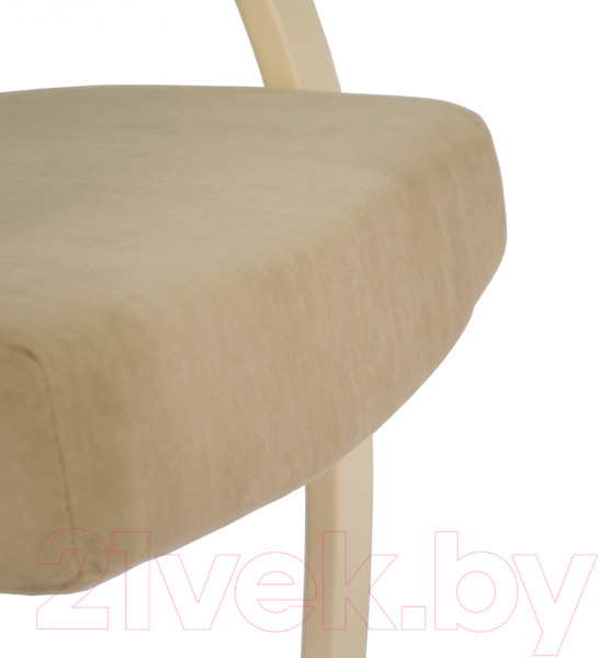 Изображение товара Кресло мягкое Мебелик Денди шпон (ультра санд/дуб шампань)