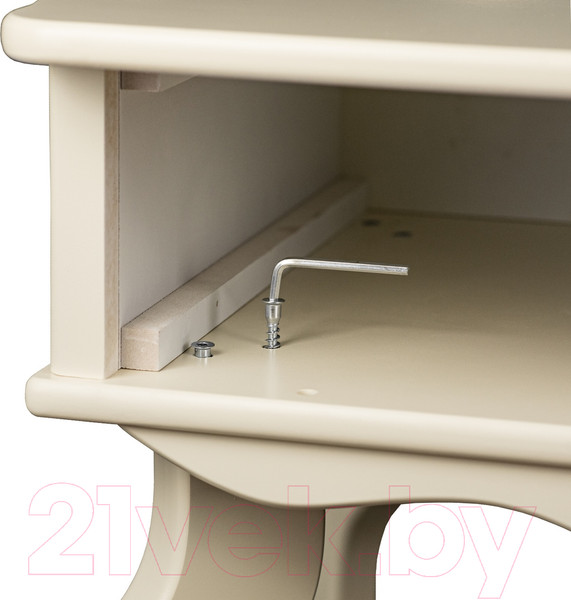 Изображение товара Консольный столик Мебелик Берже 21 (слоновая кость)