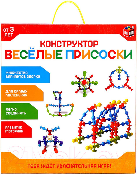 Изображение товара Развивающий игровой набор Unicon Веселые присоски / 7706705 (77эл)