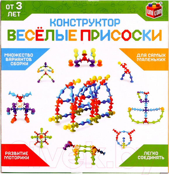 Изображение товара Развивающий игровой набор Unicon Веселые присоски / 7706704 (39эл)
