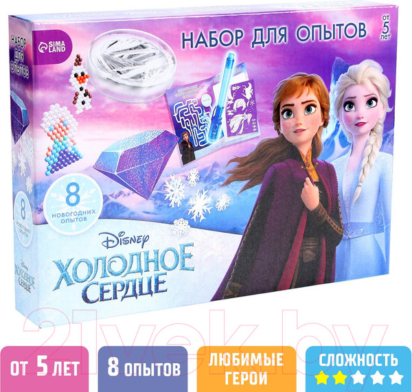 Изображение товара Набор для опытов Disney Большой набор опытов 8в1. Холодное сердце / 6915160