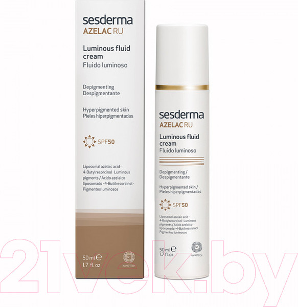 Изображение товара Эмульсия для лица Sesderma Azelac Ru Для сияния кожи (50мл)