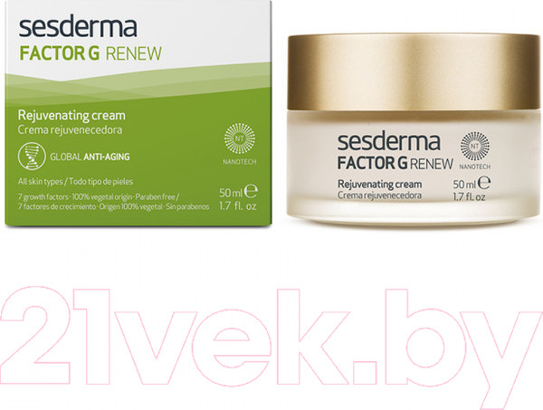 Изображение товара Крем для лица Sesderma Factor G Renew Омолаживающий (50мл)