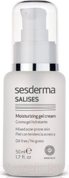 Крем для лица Sesderma Salises Увлажняющий для кожи склонной к акне (50мл)