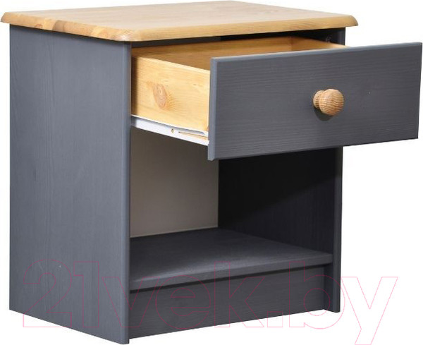 Изображение товара Прикроватная тумба Dipriz Д.1411.2 (серый воск/антик)