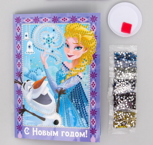 Изображение товара Набор алмазной вышивки Disney С Новым годом. Холодное сердце / 5084290
