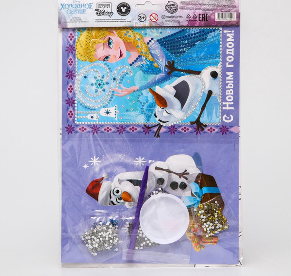 Изображение товара Набор алмазной вышивки Disney С Новым годом. Холодное сердце / 5084290