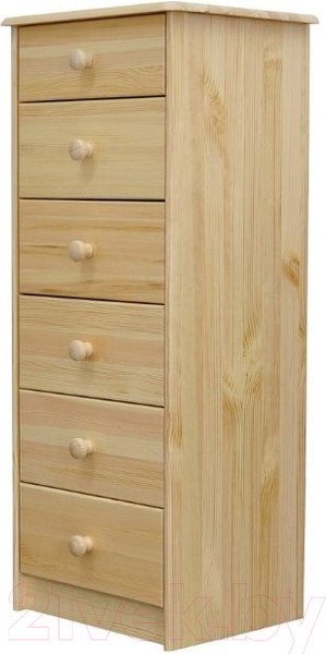 Изображение товара Комод Dipriz 2153 Ром 6 ящиков Д.20035.2 (лак)