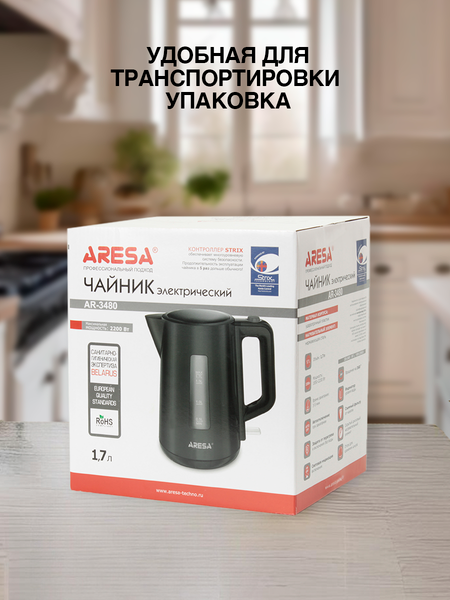 Изображение товара Электрочайник Aresa AR-3480