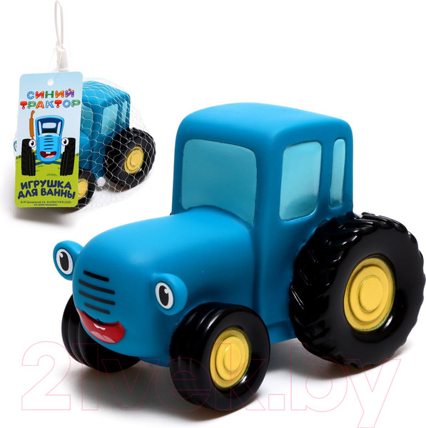 Изображение товара Игрушка для ванной Капитошка Синий трактор с улыбкой / 9304019