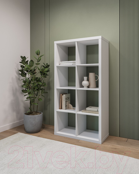 Изображение товара Стеллаж Mio Tesoro Фора 8 (белый)