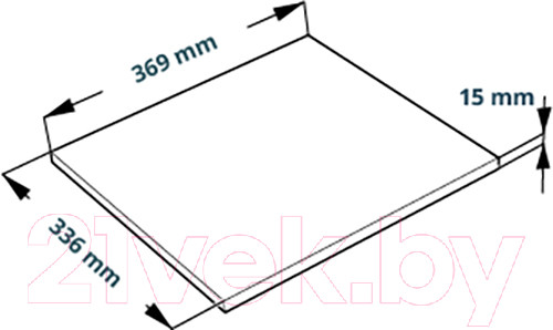 Изображение товара Полка вкладная Mio Tesoro Фора 4.1 (белый)