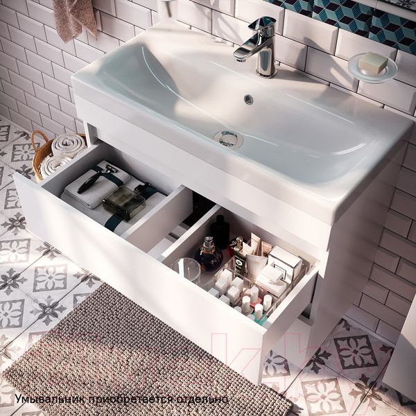 Изображение товара Тумба под умывальник IDDIS Zodiac ZOD8CB0i95 (подвесная)