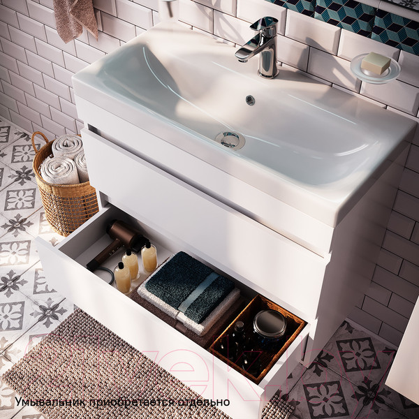 Изображение товара Тумба под умывальник IDDIS Zodiac ZOD8CB0i95 (подвесная)