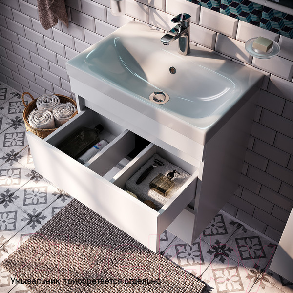 Изображение товара Тумба под умывальник IDDIS Zodiac ZOD6CB0i95 (подвесная)