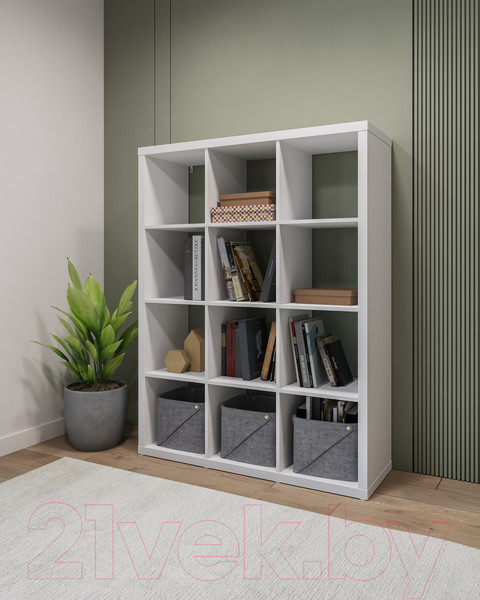 Изображение товара Стеллаж Mio Tesoro Фора 12 (белый)