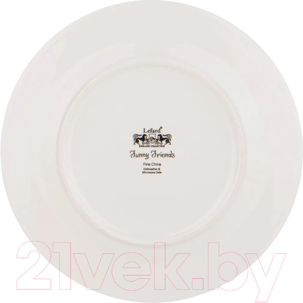 Изображение товара Тарелка закусочная (десертная) Lefard Елка 85-1879 (красный)