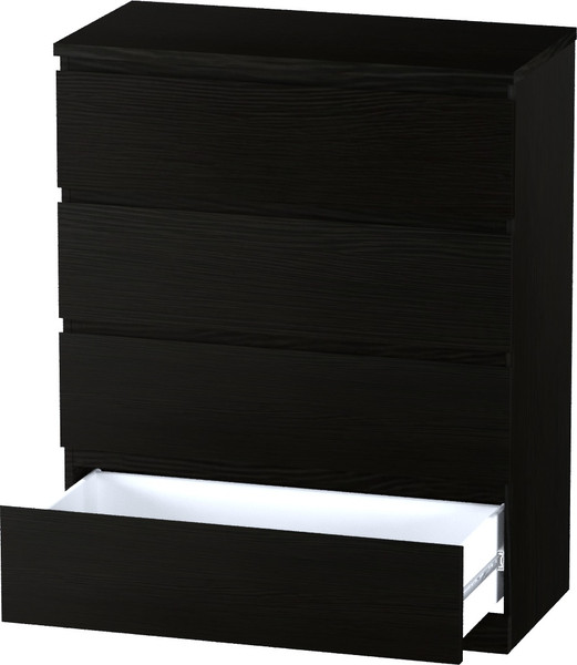 Изображение товара Комод Mio Tesoro Варма 4 (шпон ясень, черный)